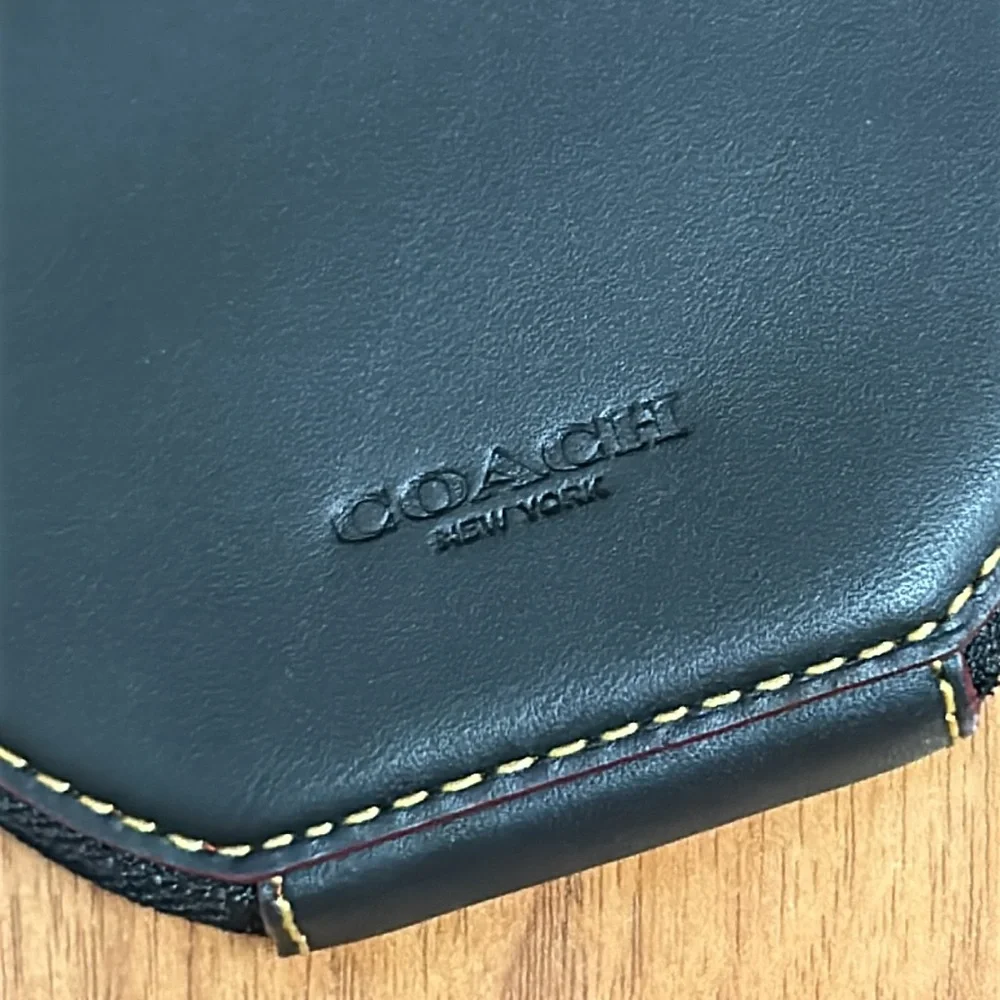 Authentic Coach Black Mickey Mouse Coin Purse